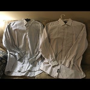 Joseph A. Banks 2 shirts 17.5 x 36 & 18 x 36